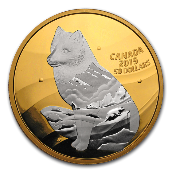 2019 Canada 5 oz Silver My Inner Nature: Arctic Fox 2019 Canada 5 oz Silver My Inner Nature: Arctic Fox